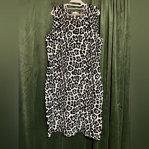 MICHAEL Michael Kors Animal Print Midi Dress